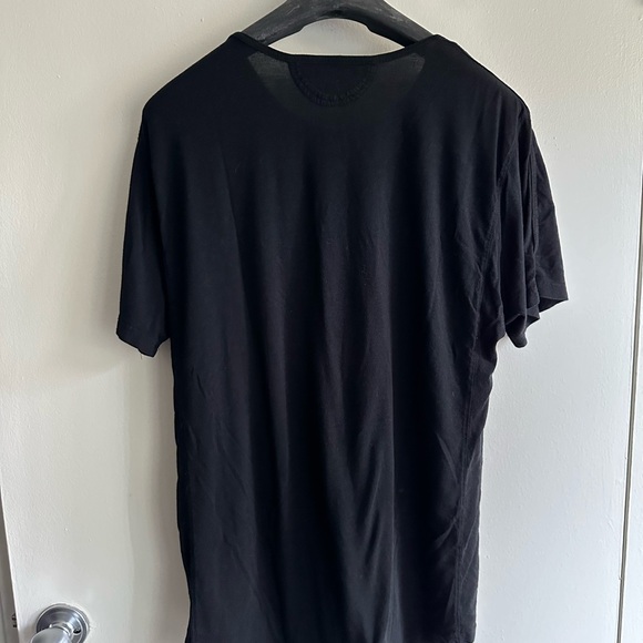 Helmut Lang Black T-Shirt Reinforced Panels - Picture 4 of 4